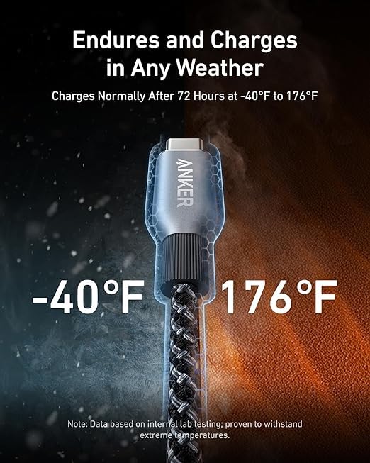 cable with strong durability for extreme temperatures.