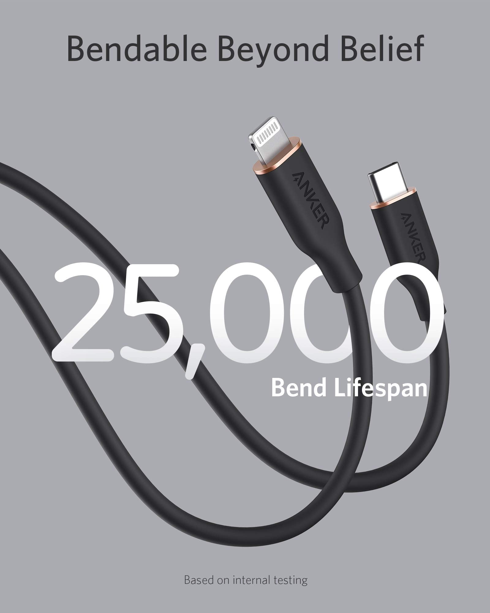 cable with bendable design for bend lifespan
