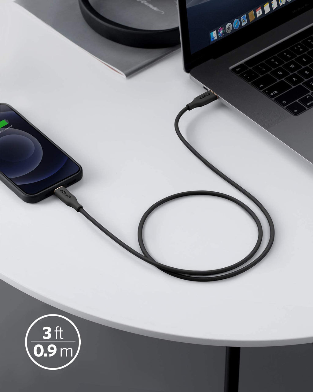 cable with 3ft length for laptop connection
