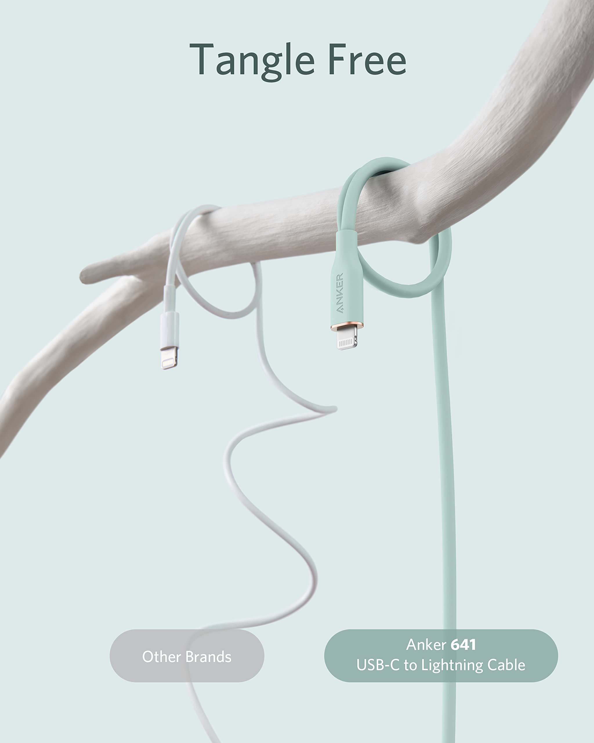Refurbished 641 USB-C to Lightning Cable (Flow, Silicone)