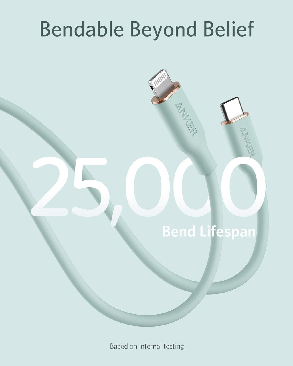 Refurbished 641 USB-C to Lightning Cable (Flow, Silicone)
