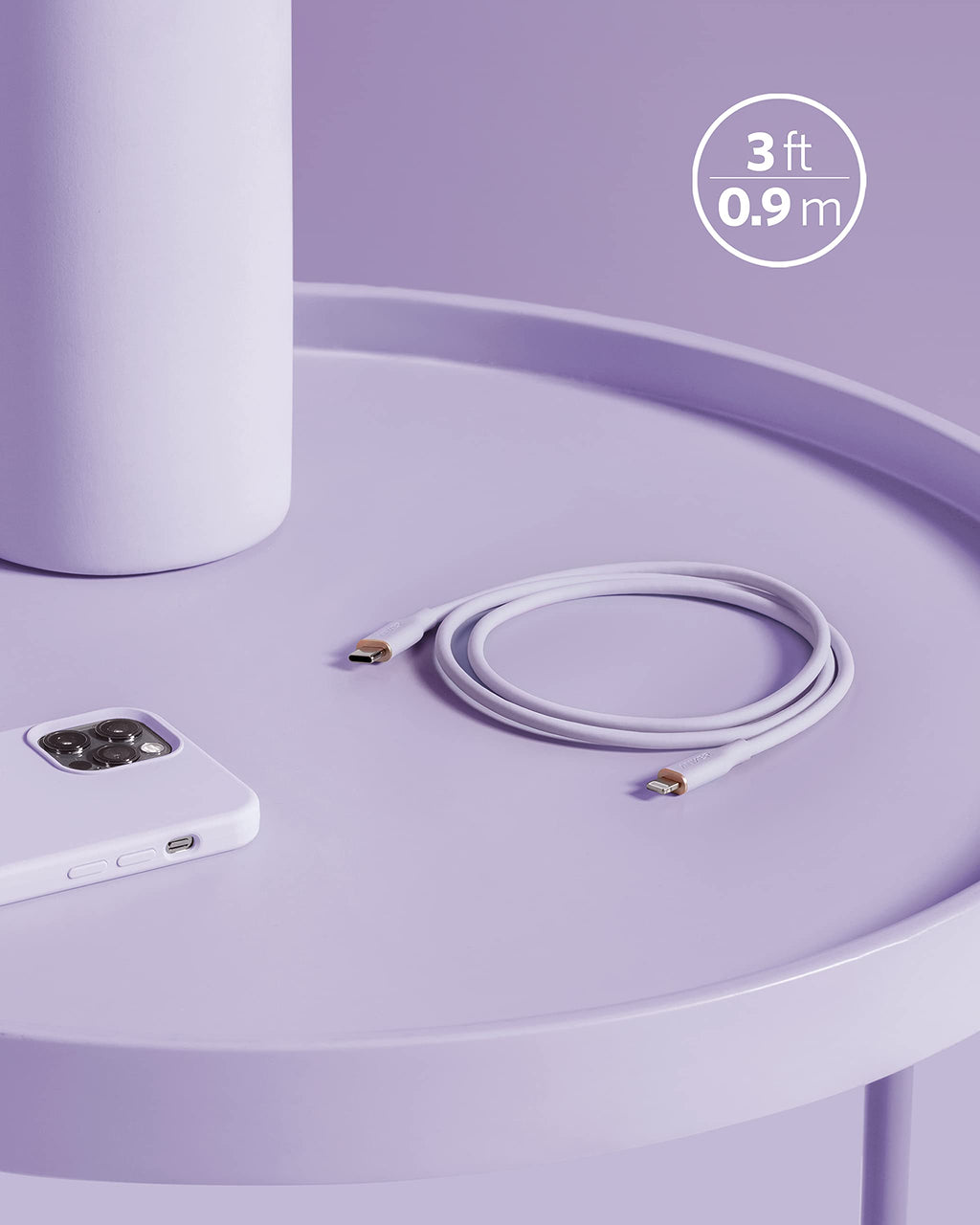 Refurbished 641 USB-C to Lightning Cable (Flow, Silicone)