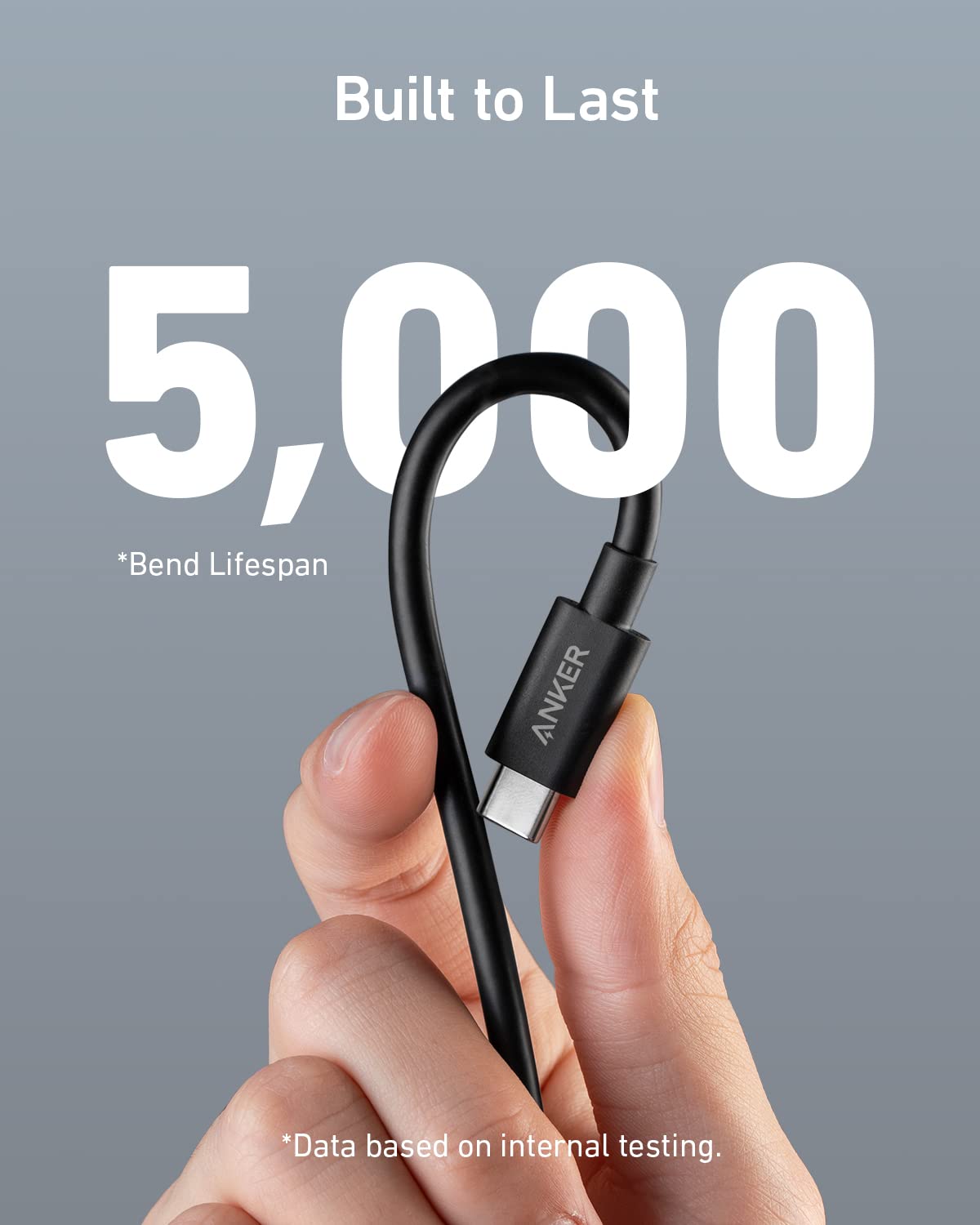 cable with 5000 bend lifespan for durability