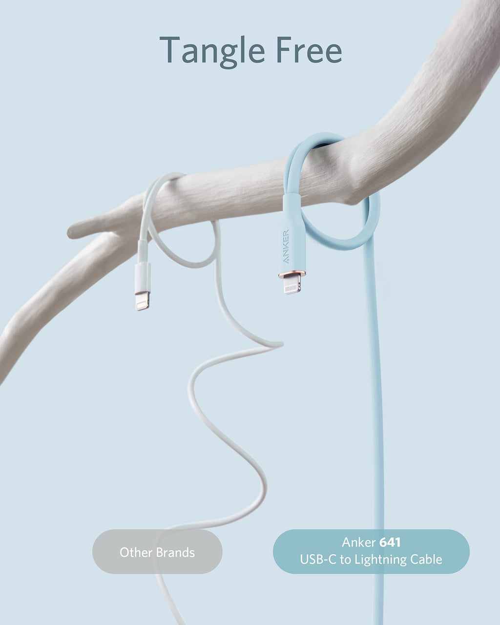 Refurbished 641 USB-C to Lightning Cable (Flow, Silicone)