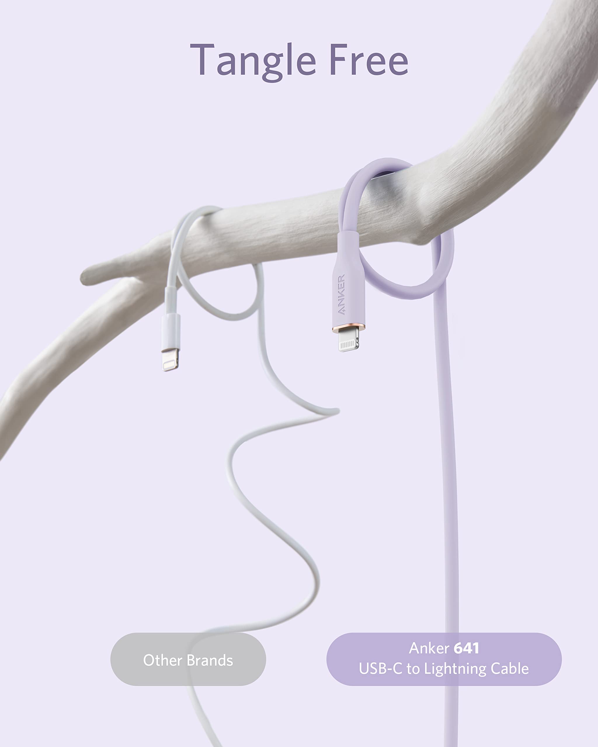 Refurbished 641 USB-C to Lightning Cable (Flow, Silicone)