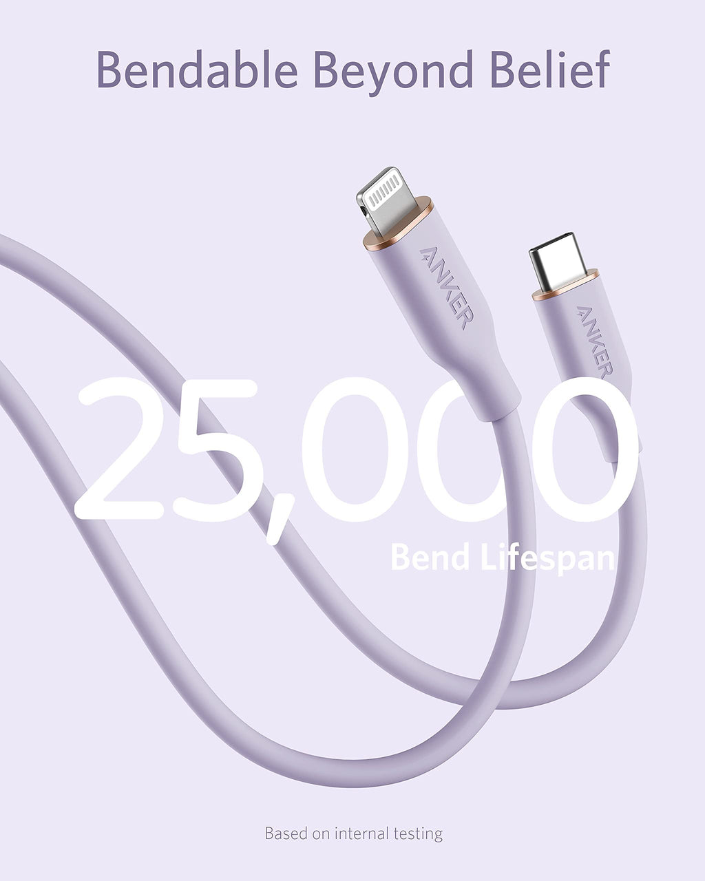 Refurbished 641 USB-C to Lightning Cable (Flow, Silicone)