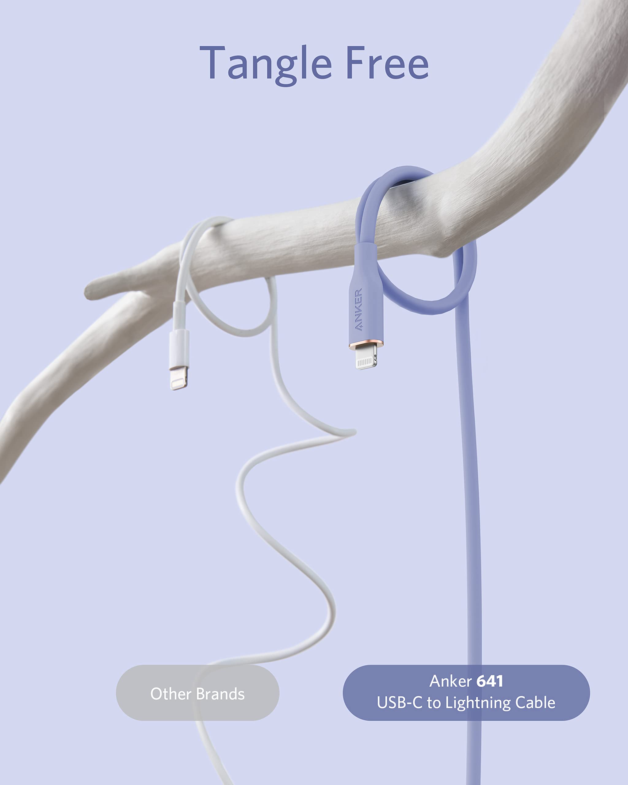 Refurbished 641 USB-C to Lightning Cable (Flow, Silicone)