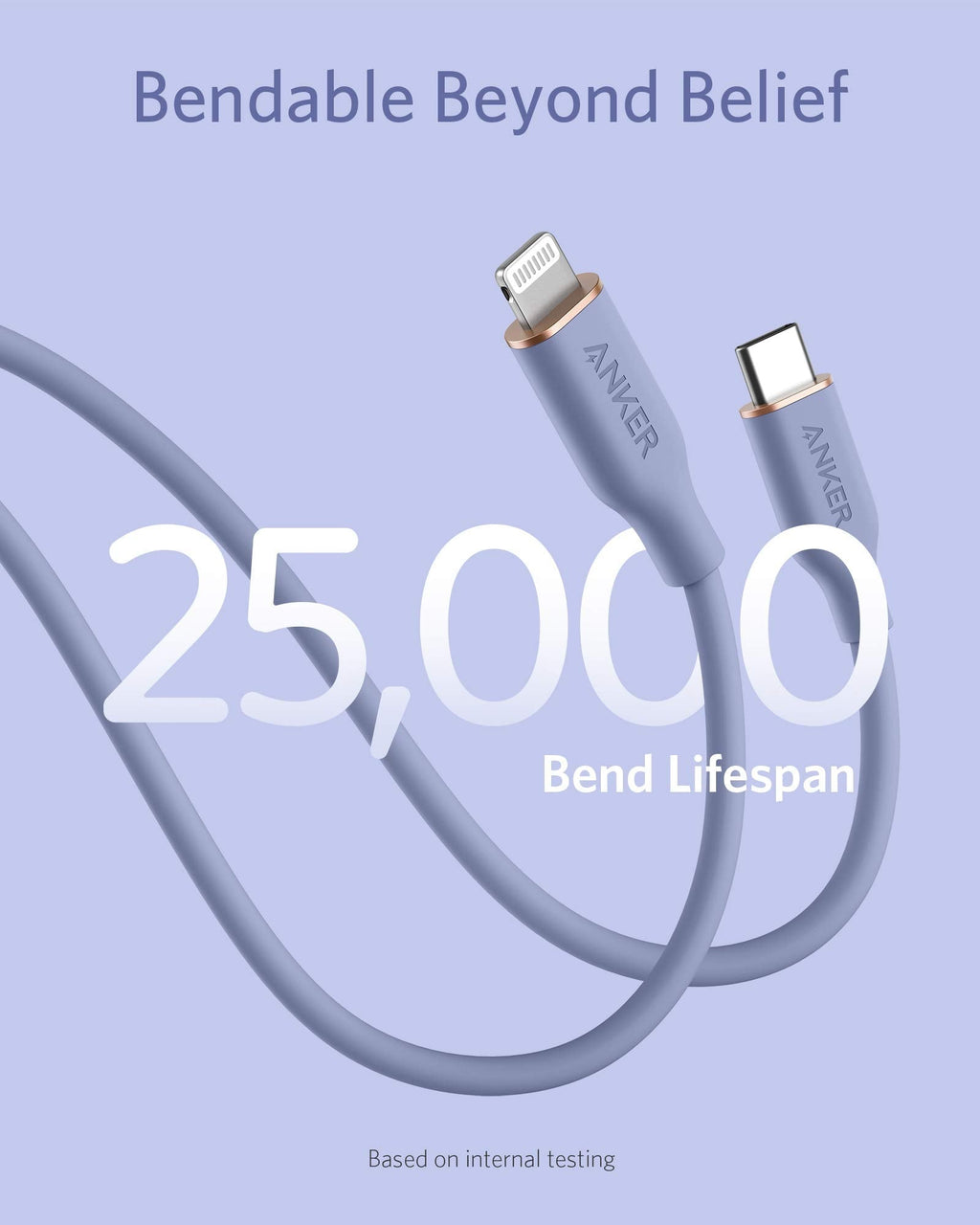 Refurbished 641 USB-C to Lightning Cable (Flow, Silicone)