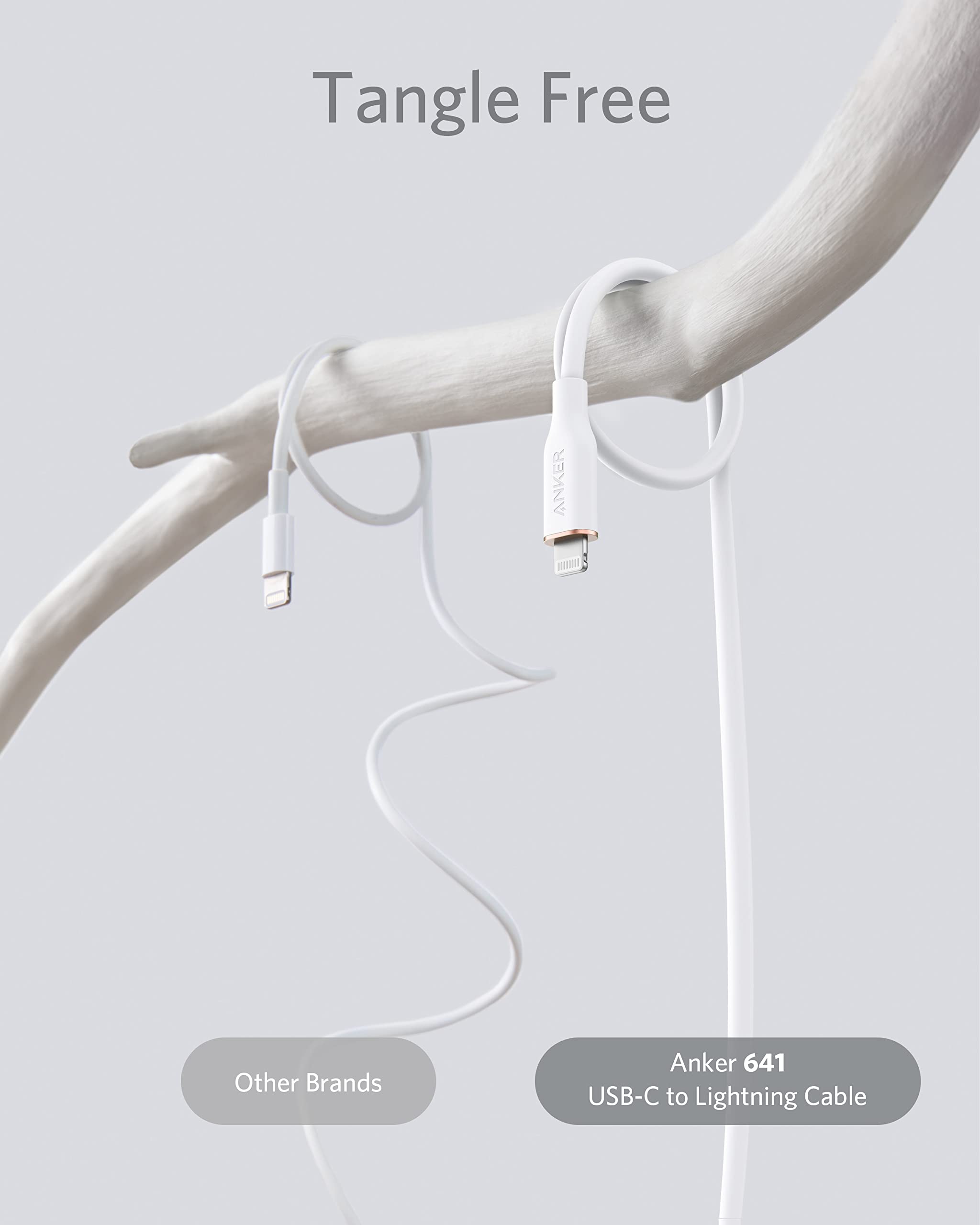 Refurbished 641 USB-C to Lightning Cable (Flow, Silicone)