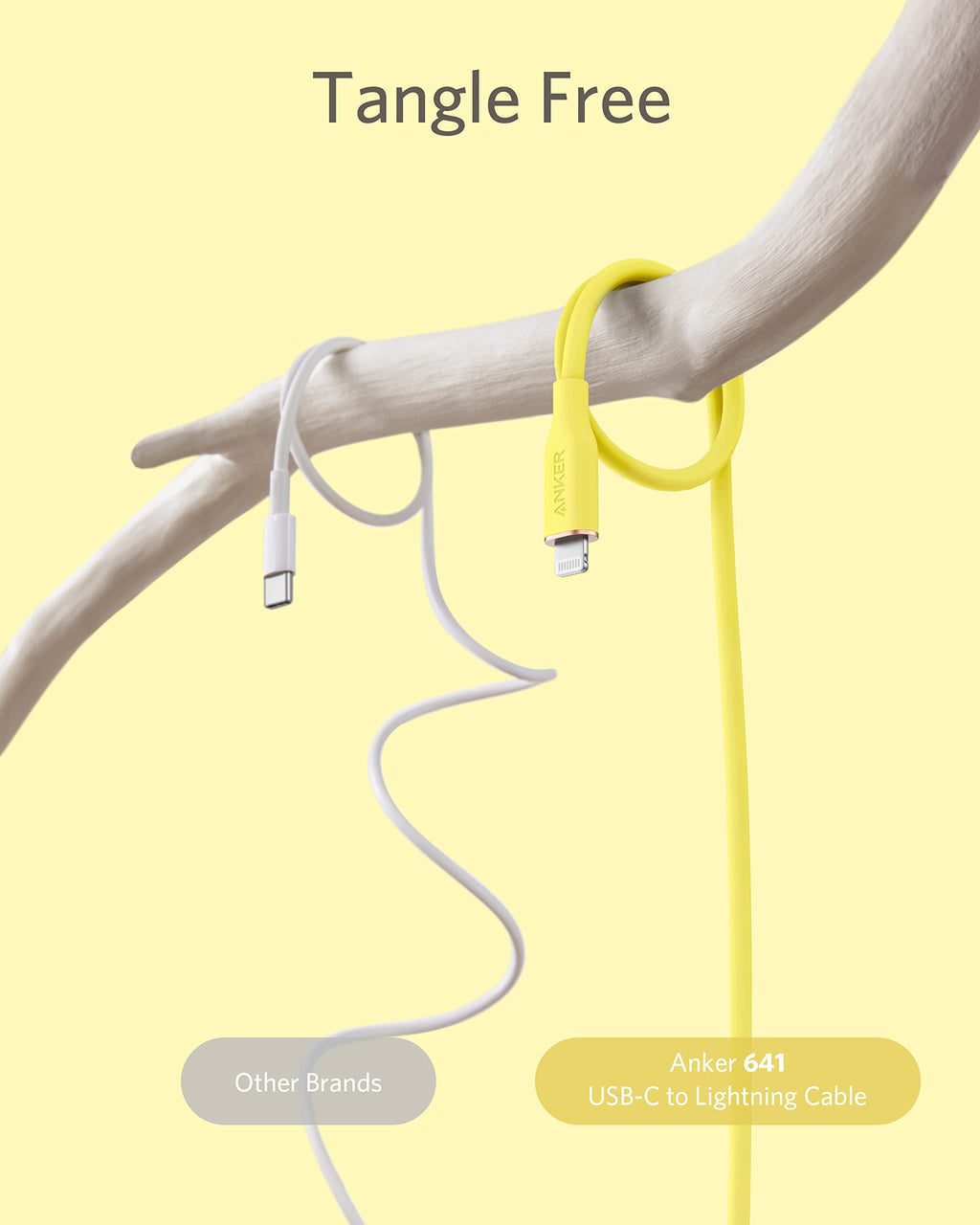 Refurbished 641 USB-C to Lightning Cable (Flow, Silicone)