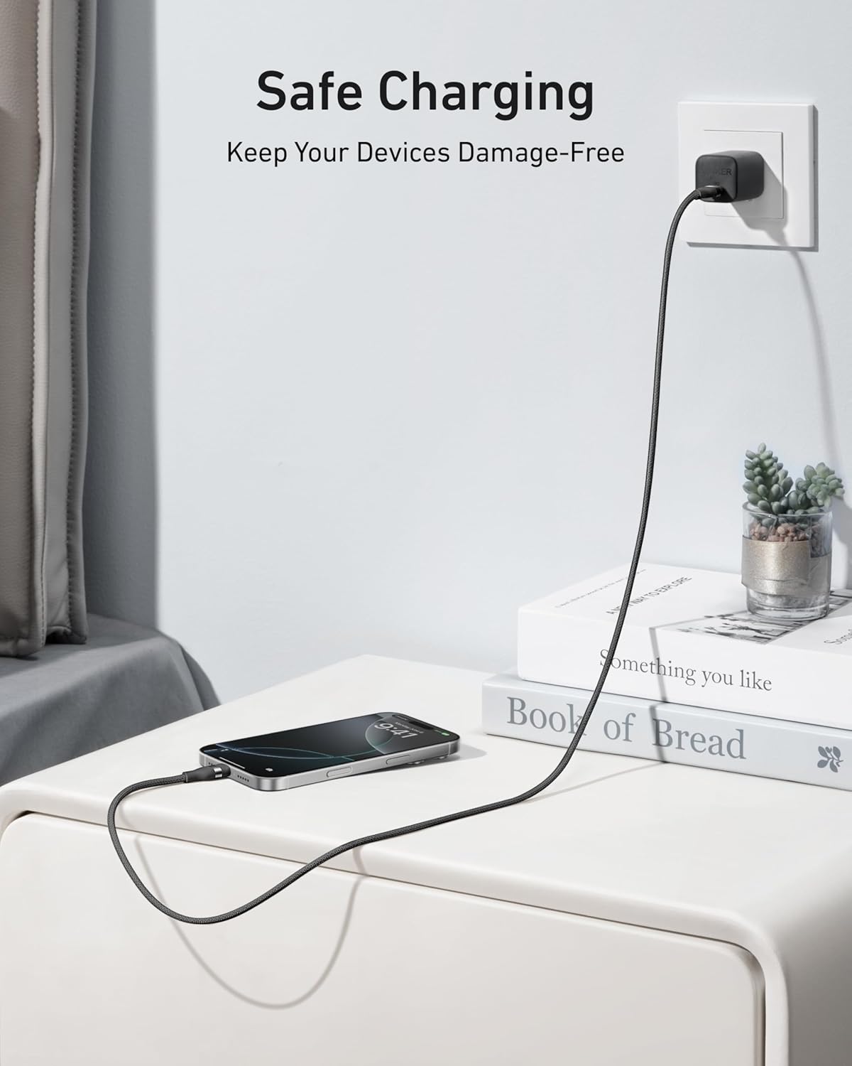 USB-C to USB-C Cable (3 ft / 6 ft, 240W, Upcycled-Braided)