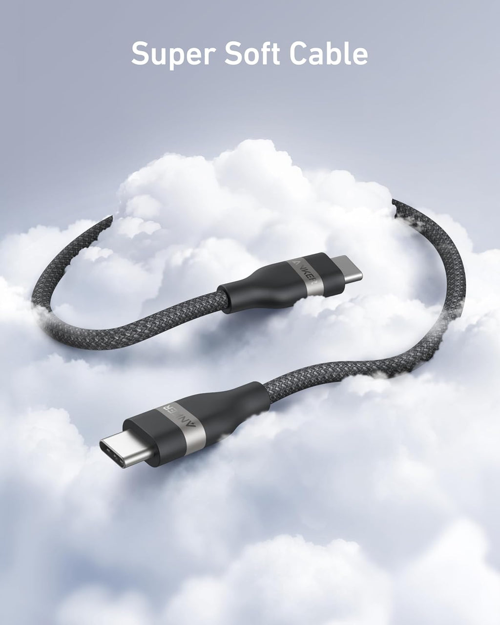 USB-C to USB-C Cable (3 ft / 6 ft, 240W, Upcycled-Braided)