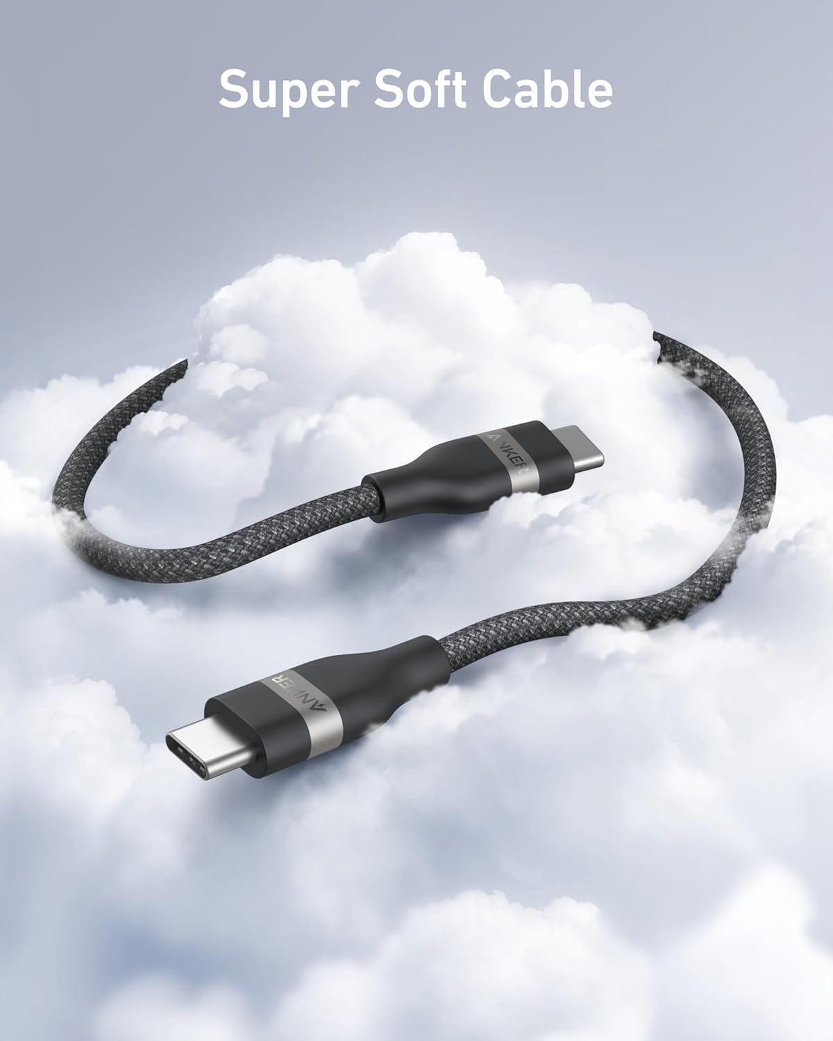 USB-C to USB-C Cable (3 ft / 6 ft, 240W, Upcycled-Braided)