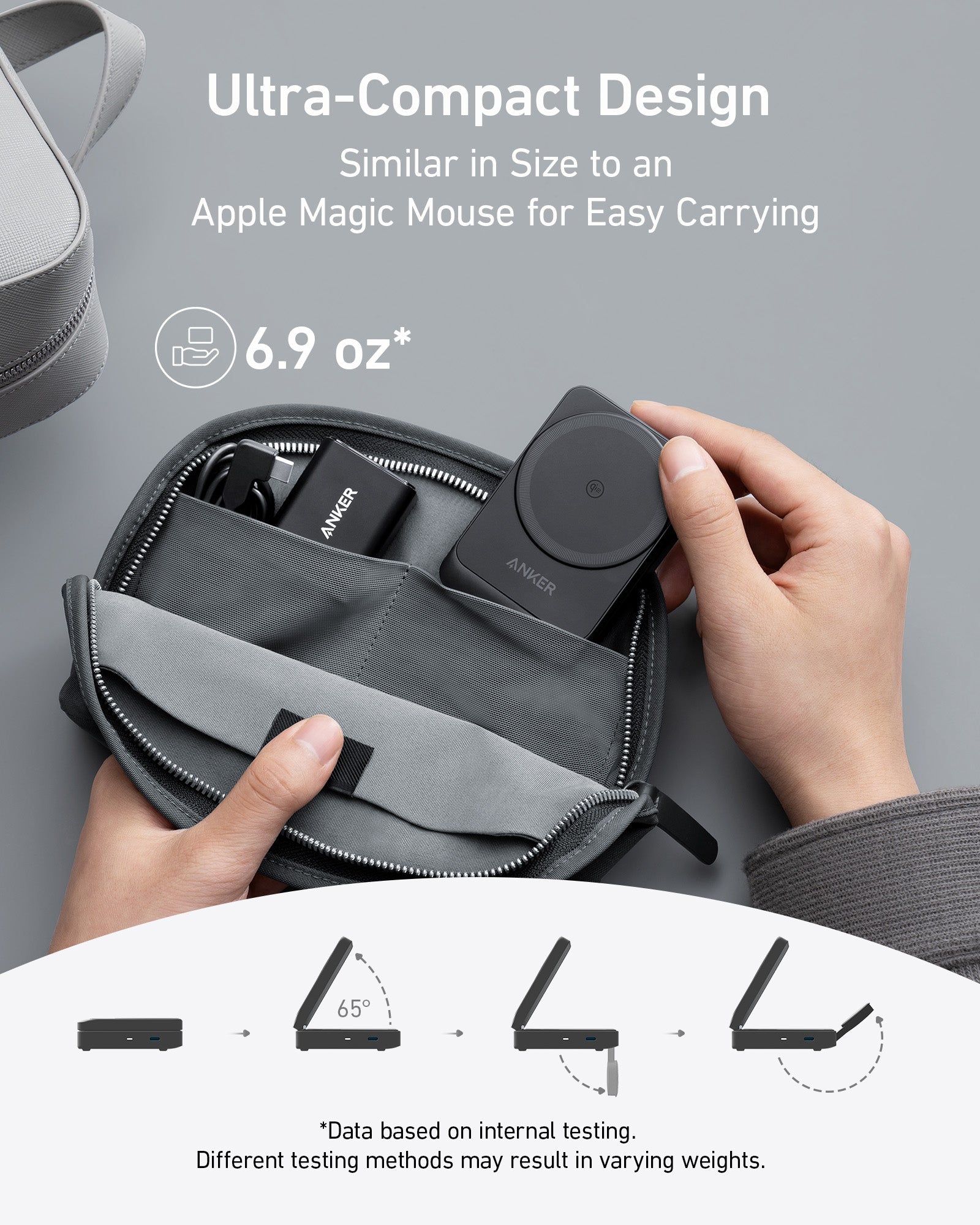 Refurbished MagGo Wireless Charging Station (Foldable 3-in-1)