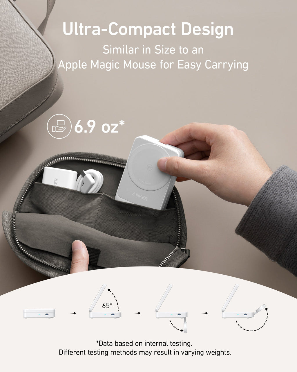 Refurbished MagGo Wireless Charging Station (Foldable 3-in-1)