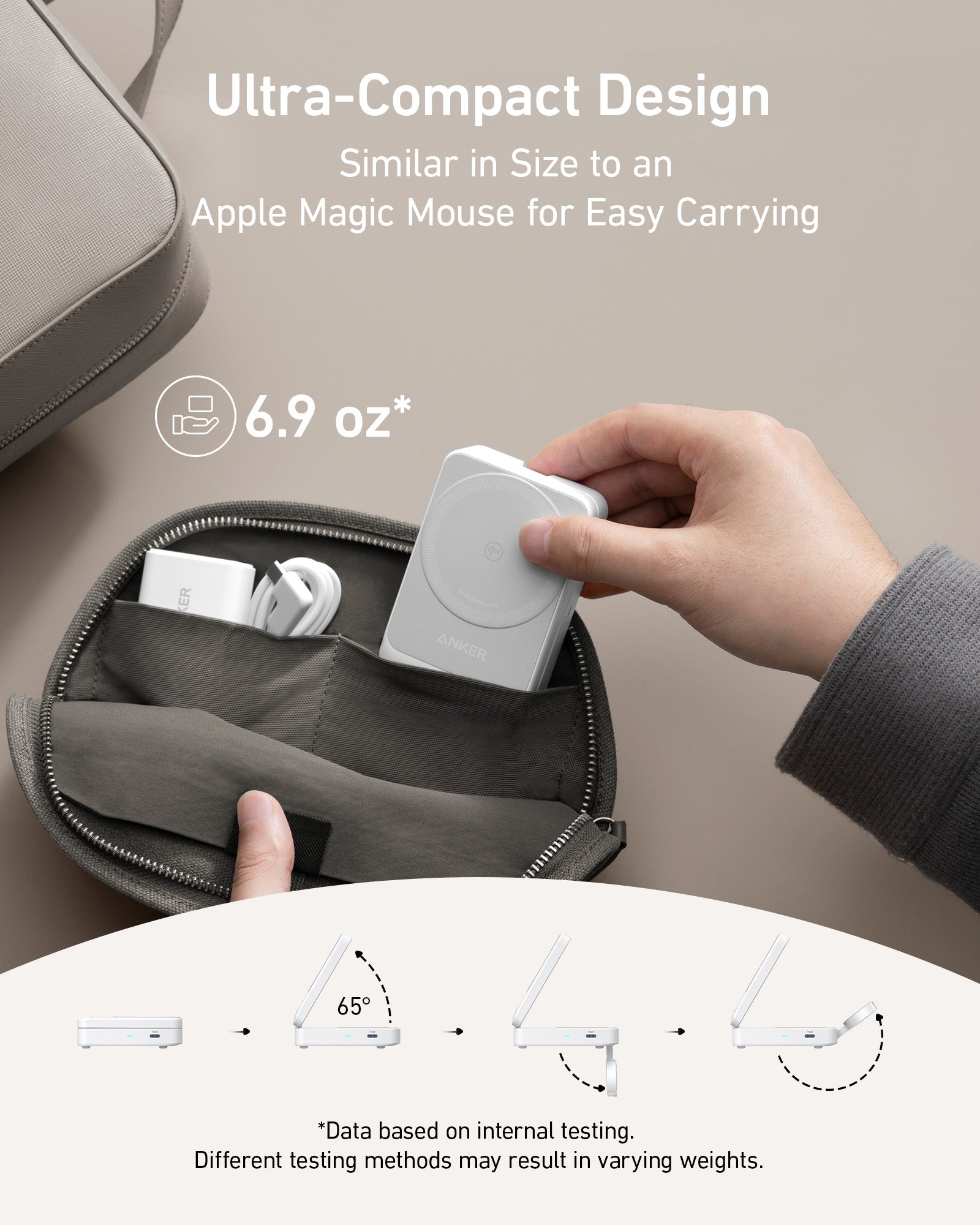 Refurbished MagGo Wireless Charging Station (Foldable 3-in-1)
