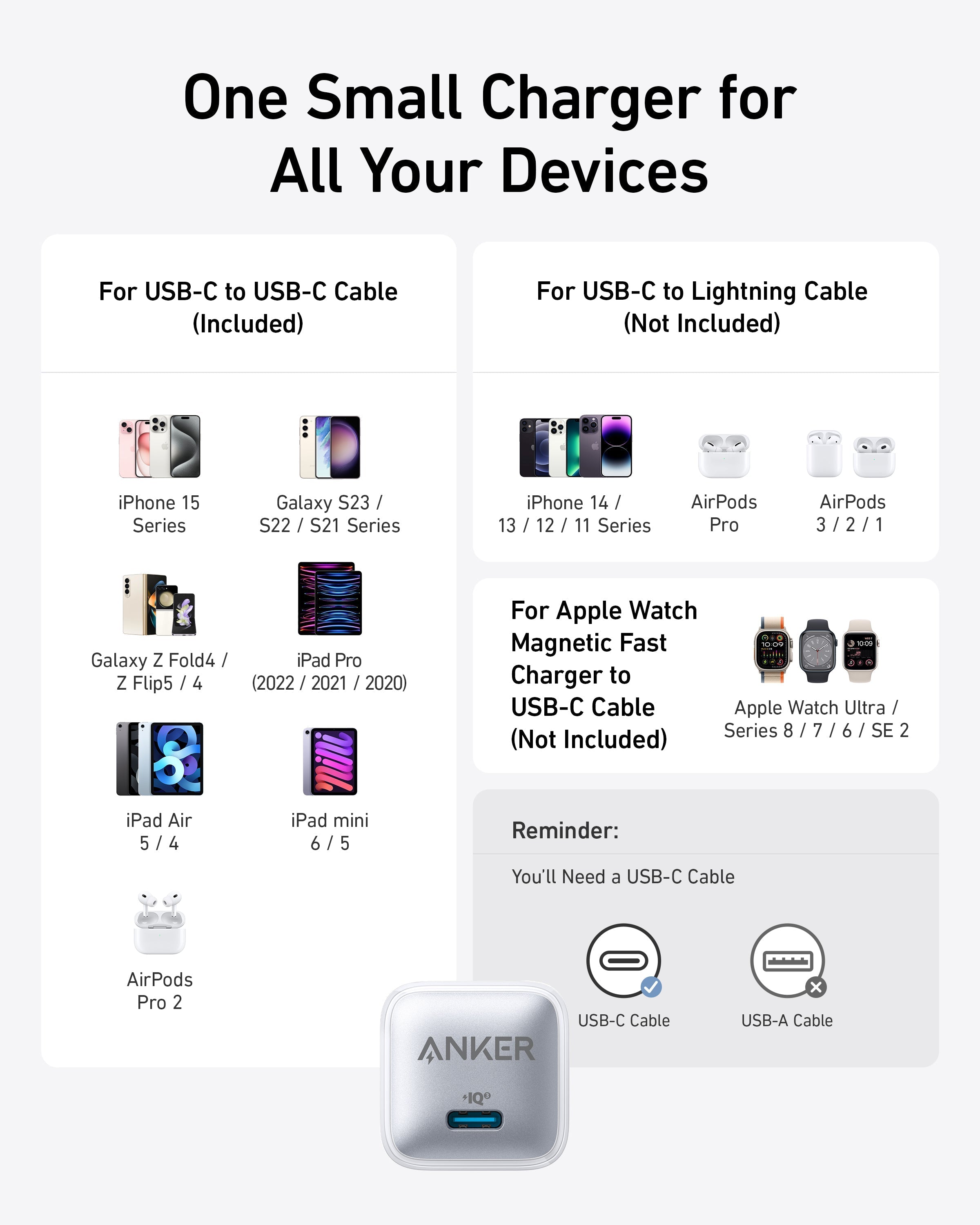MagGo Power Bank (10K, Slim) and Nano Charger (20W)