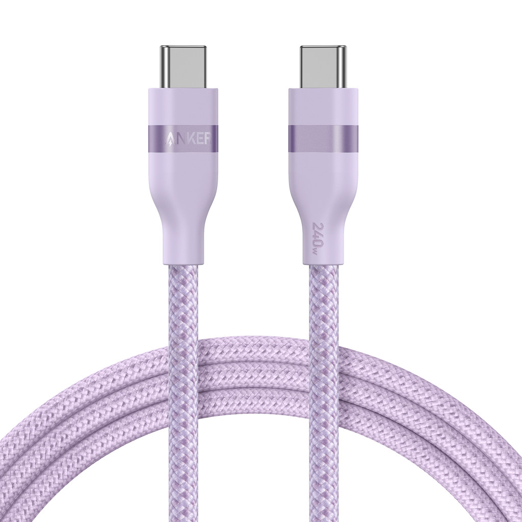 USB-C to USB-C Cable (3 ft / 6 ft, 240W, Upcycled-Braided)