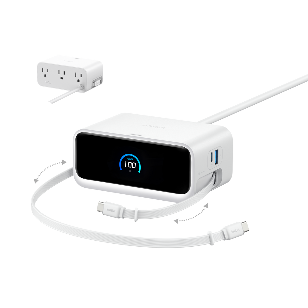 Nano Charging Station (7-in-1, 100W) and Nano Charger (45W) with Cable
