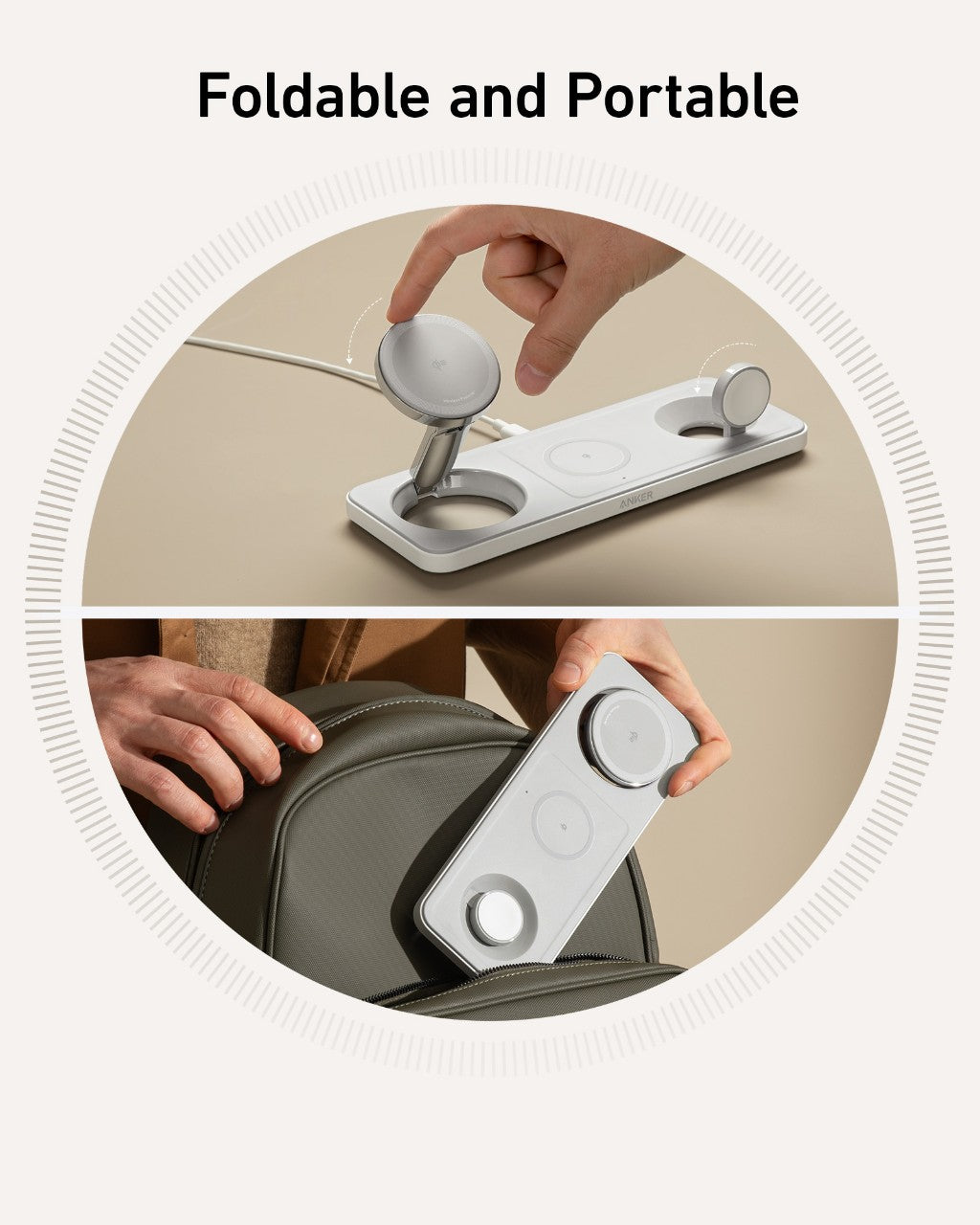 Refurbished MagGo Wireless Charging Station (3-in-1 Pad)