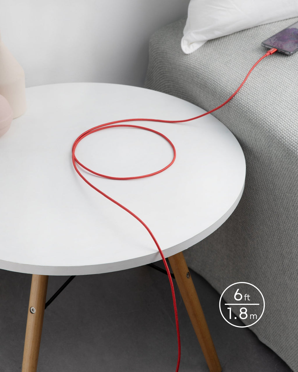 2-Pack New Nylon USB-C to USB-C Cable (3 ft / 6 ft, 60W)