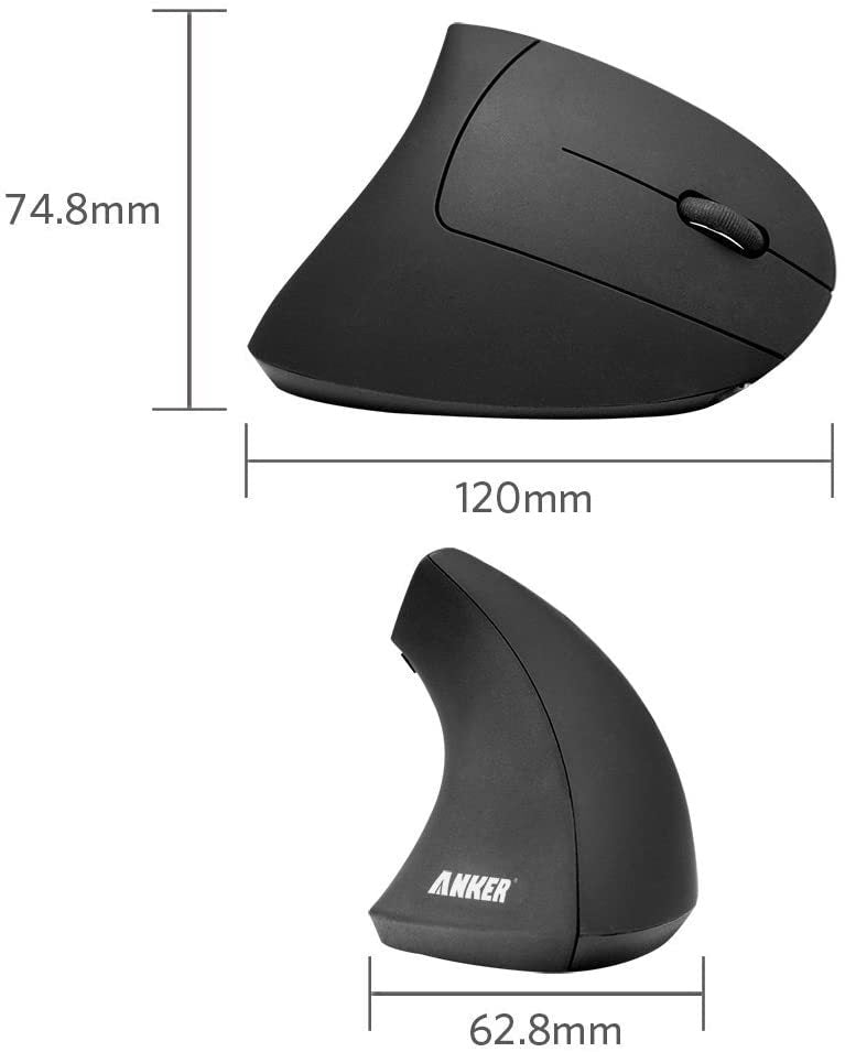 Refurbished 2.4G Wireless Vertical Ergonomic Optical Mouse