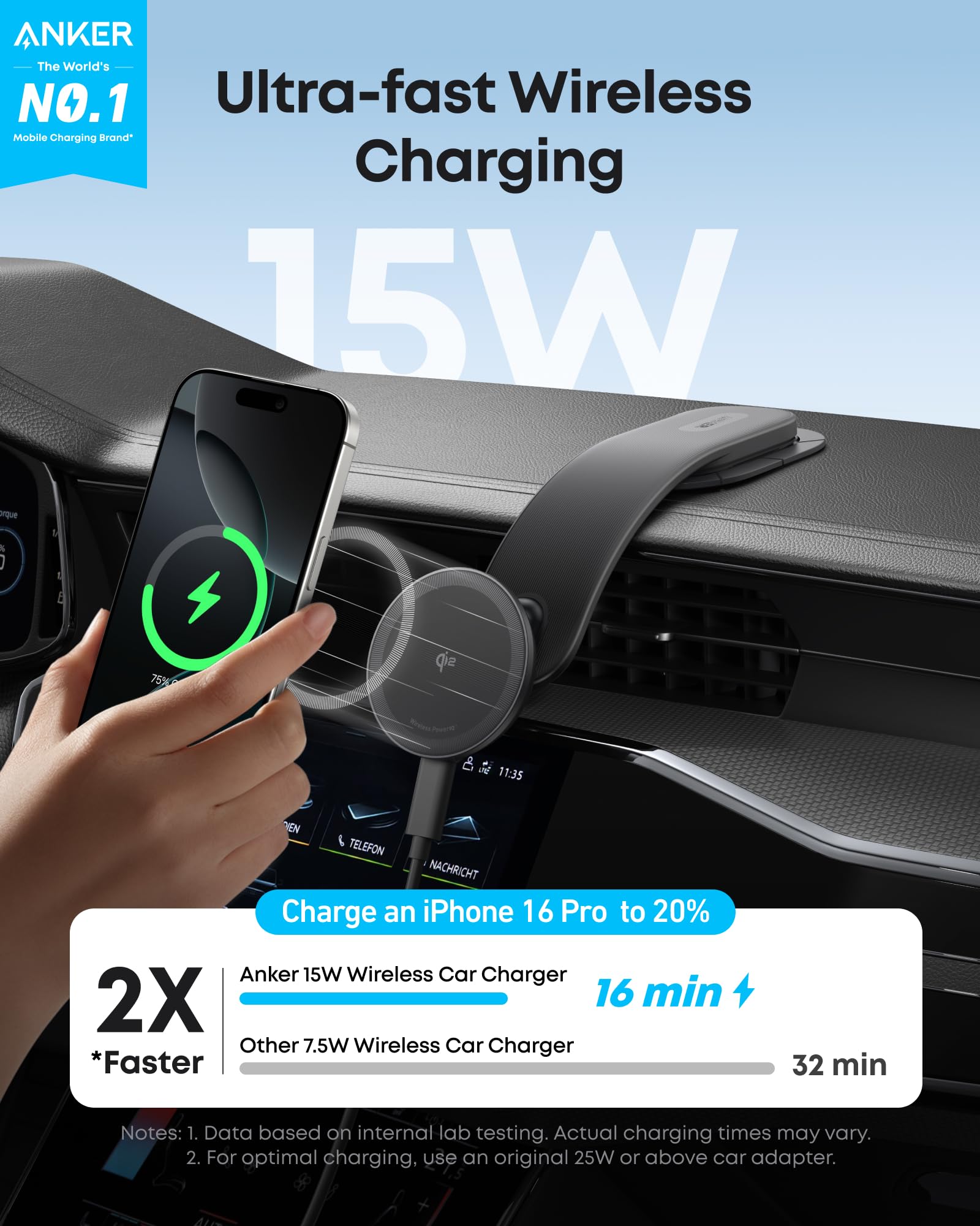 MagGo Wireless Charging Station and Nano Wireless Car Charger