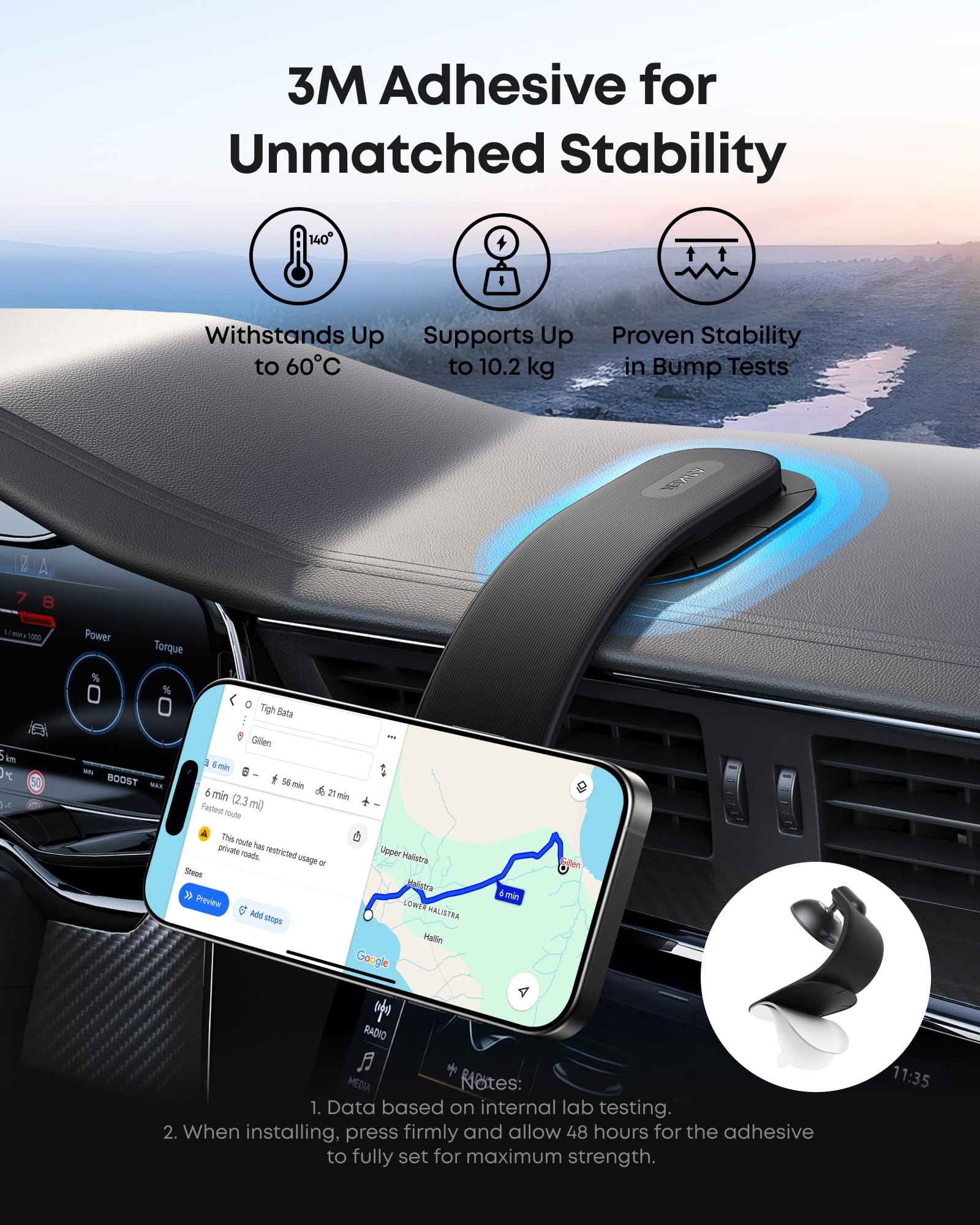 MagGo Wireless Charging Station and Nano Wireless Car Charger