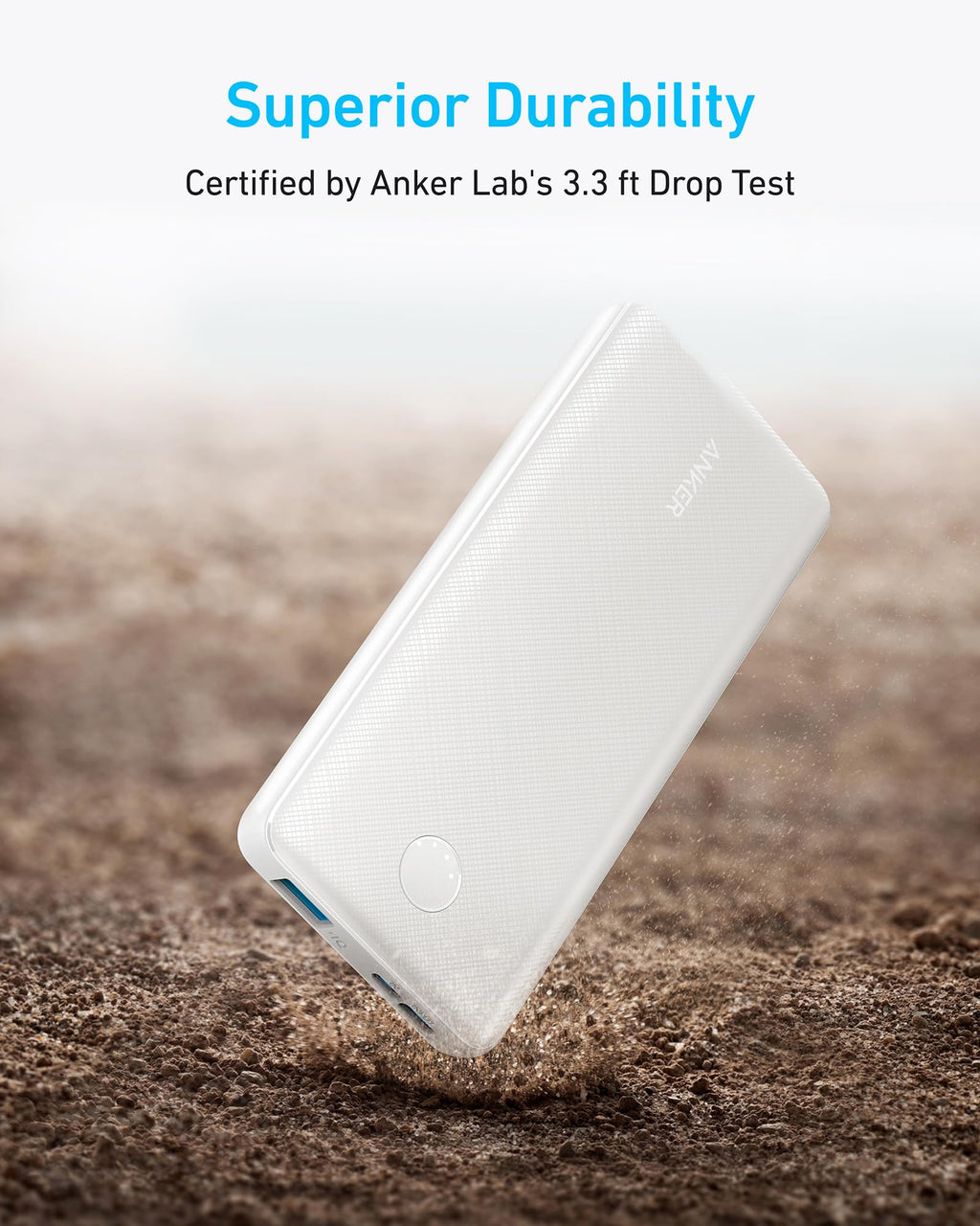 power bank with drop-tested durability for outdoor use