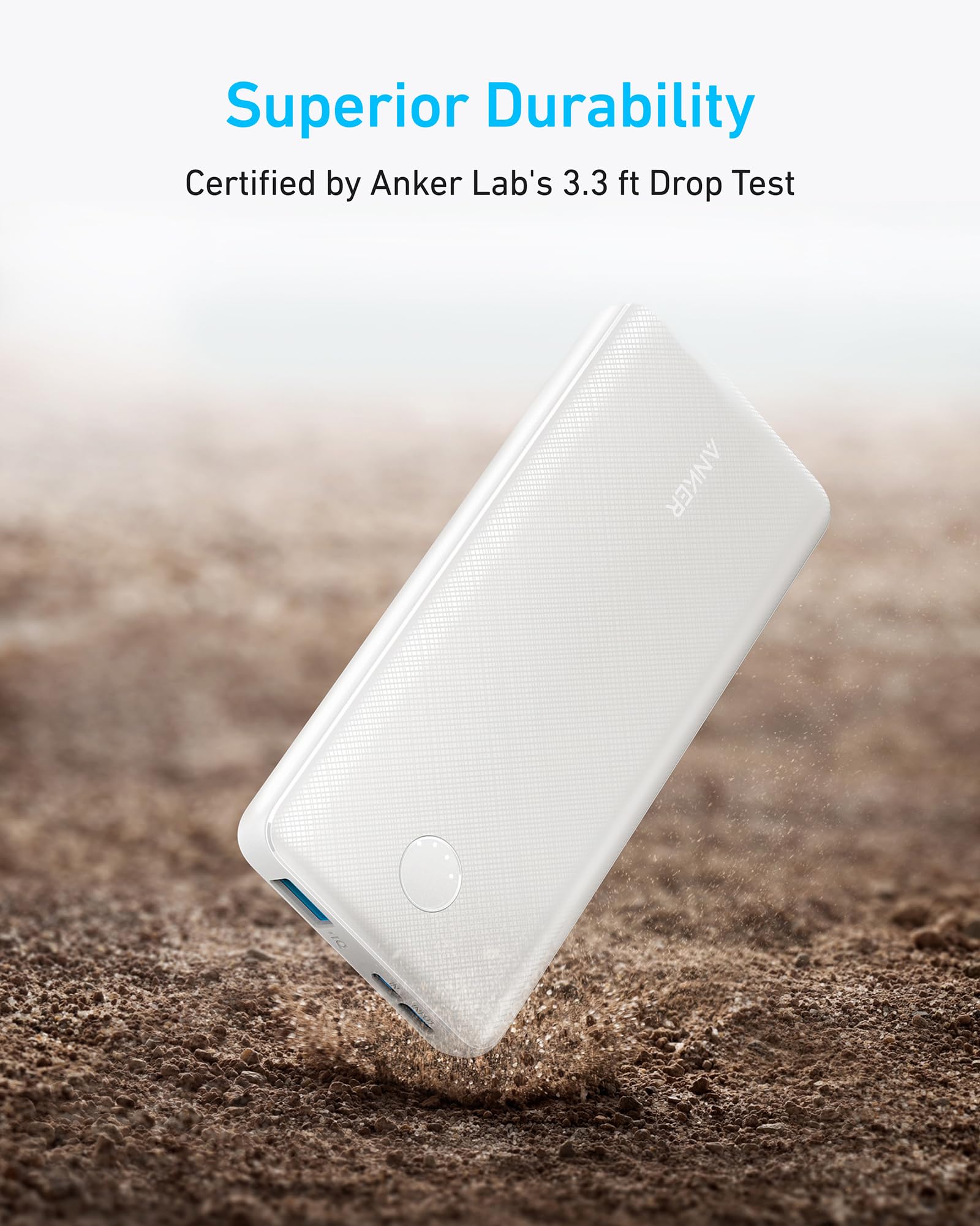 power bank with drop-tested durability for outdoor use